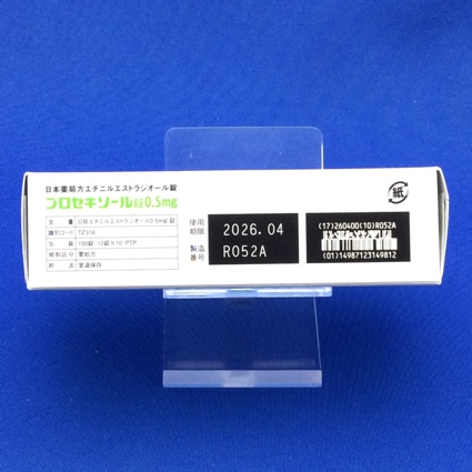プロセキソール錠０．５ｍｇ