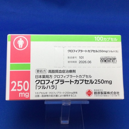 クロフィブラートカプセル２５０ｍｇ「ツルハラ」