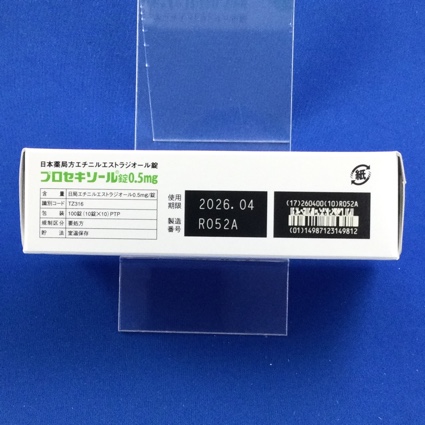プロセキソール錠０．５ｍｇ