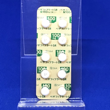ベザフィブラートＳＲ錠１００ｍｇ「日医工」