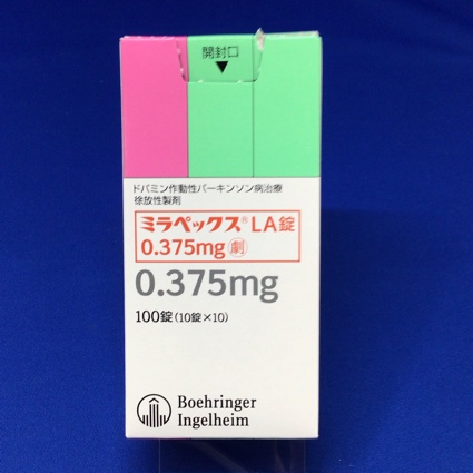 ミラペックスLA錠0.375mg