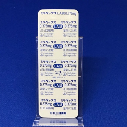 ミラペックスＬＡ錠０．３７５ｍｇ