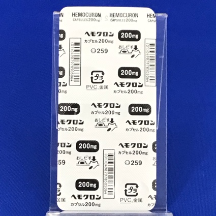 ヘモクロンカプセル２００ｍｇ