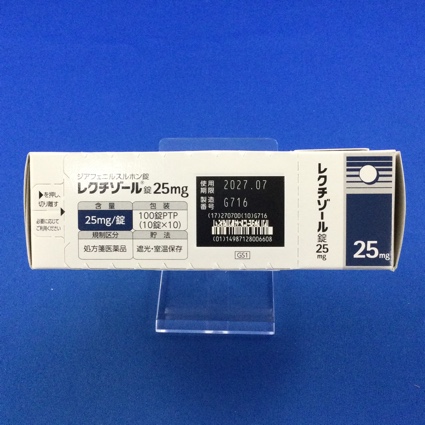 レクチゾール錠２５ｍｇ