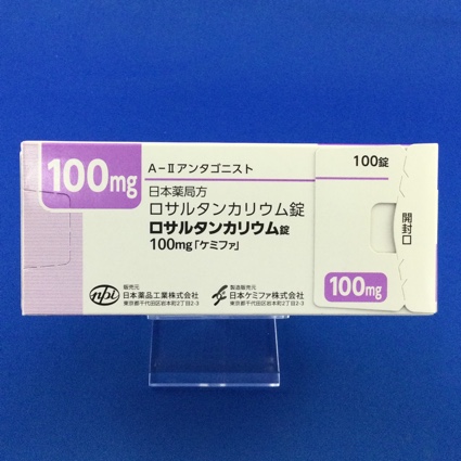 ロサルタンカリウム錠100mg「ケミファ」
