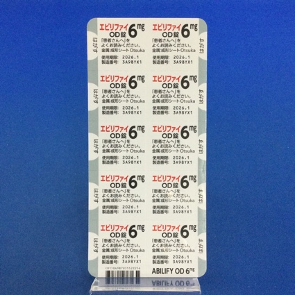 エビリファイＯＤ錠６ｍｇ