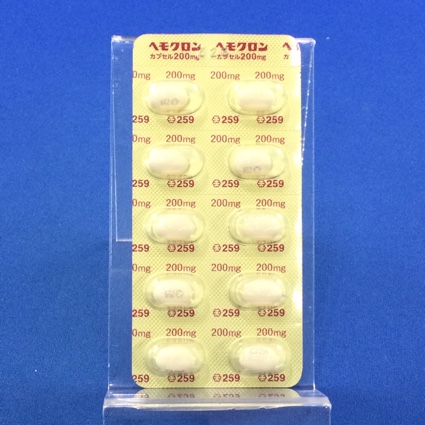 ヘモクロンカプセル２００ｍｇ