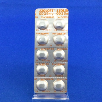 ジェイゾロフトＯＤ錠２５ｍｇ
