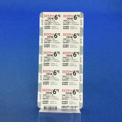 エビリファイＯＤ錠６ｍｇ