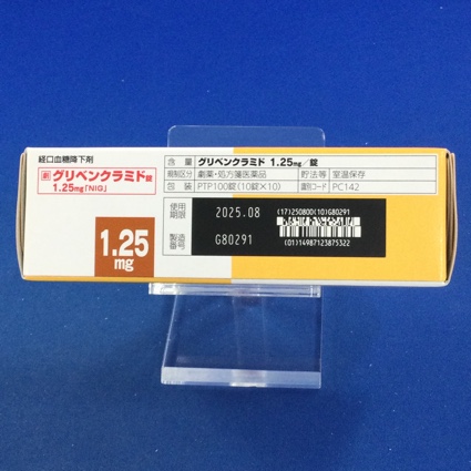 グリベンクラミド錠１．２５ｍｇ「ＮＩＧ」