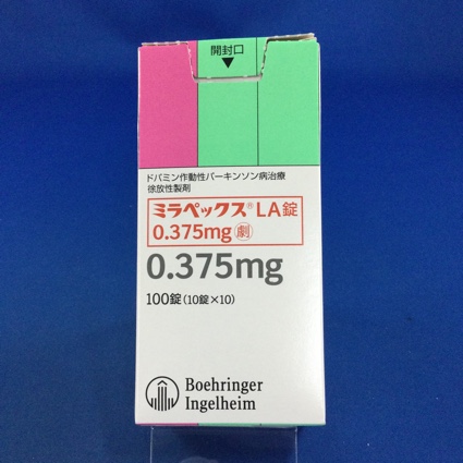 ミラペックスLA錠0.375mg