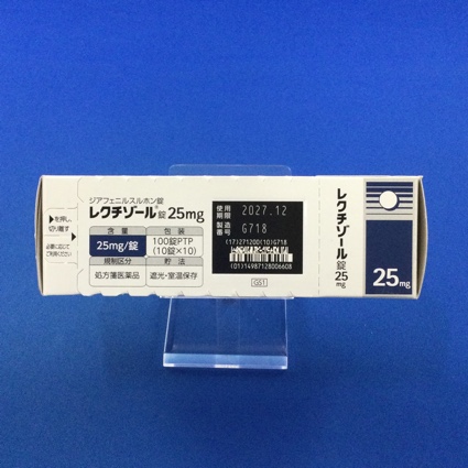 レクチゾール錠２５ｍｇ