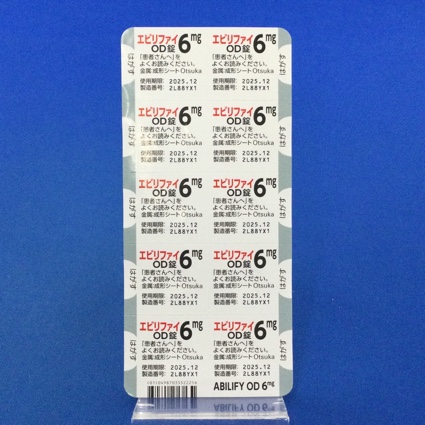 エビリファイＯＤ錠６ｍｇ