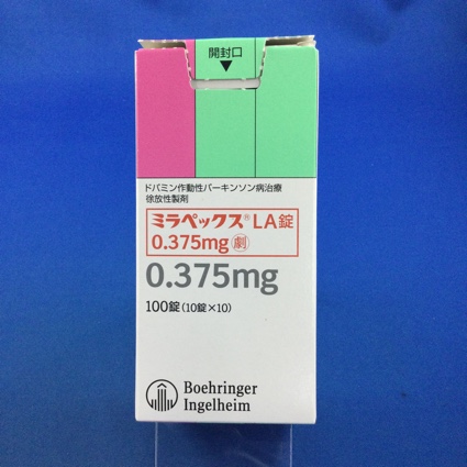 ミラペックスLA錠0.375mg