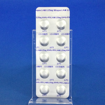 ミラペックスＬＡ錠０．３７５ｍｇ