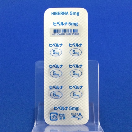 ヒベルナ糖衣錠５ｍｇ