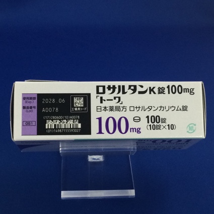ロサルタンＫ錠１００ｍｇ「トーワ」