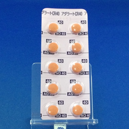 アダラートＣＲ錠４０ｍｇ