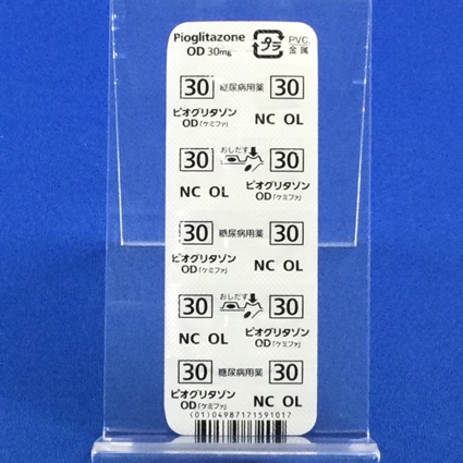ピオグリタゾンＯＤ錠３０ｍｇ「ケミファ」