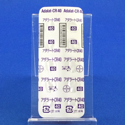 アダラートＣＲ錠４０ｍｇ