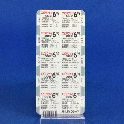 エビリファイＯＤ錠６ｍｇ