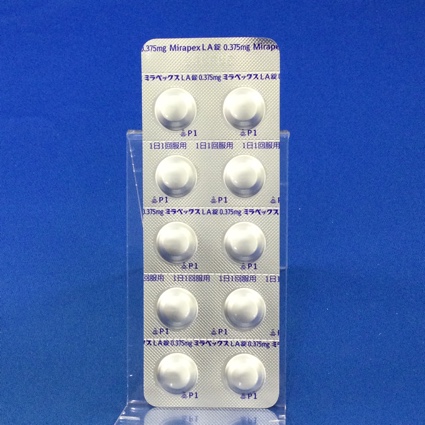 ミラペックスＬＡ錠０．３７５ｍｇ