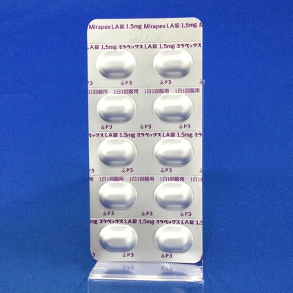 ミラペックスＬＡ錠１．５ｍｇ