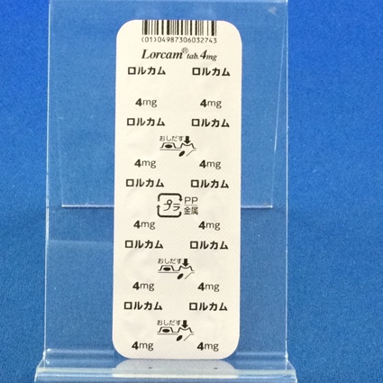 ロルカム錠４ｍｇ