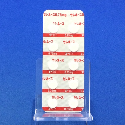 セレネース錠０．７５ｍｇ