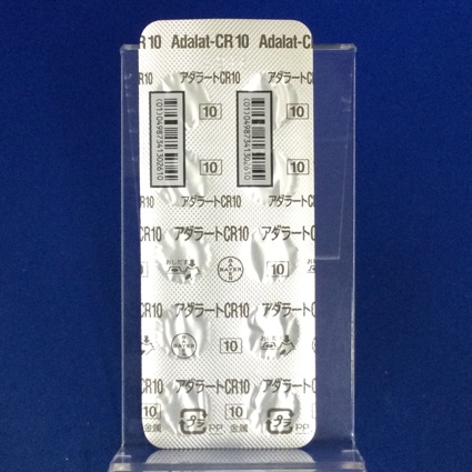 アダラートＣＲ錠１０ｍｇ