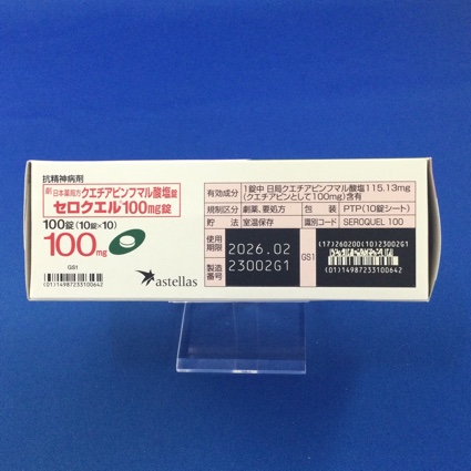 セロクエル１００ｍｇ錠