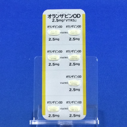オランザピンＯＤ錠２．５ｍｇ「ＶＴＲＳ」