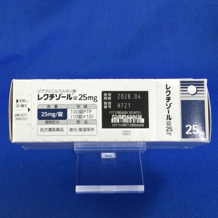 レクチゾール錠２５ｍｇ