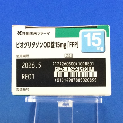 ピオグリタゾンＯＤ錠１５ｍｇ「ＦＦＰ」