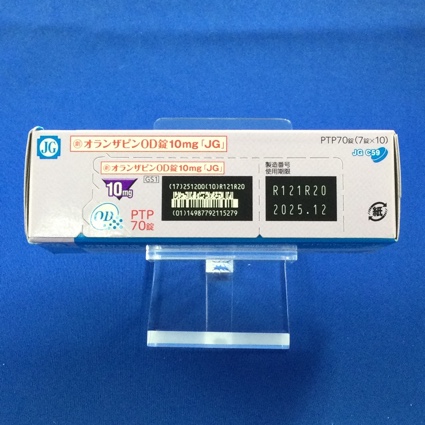 オランザピンＯＤ錠１０ｍｇ「ＪＧ」