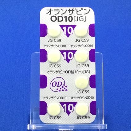 オランザピンＯＤ錠１０ｍｇ「ＪＧ」