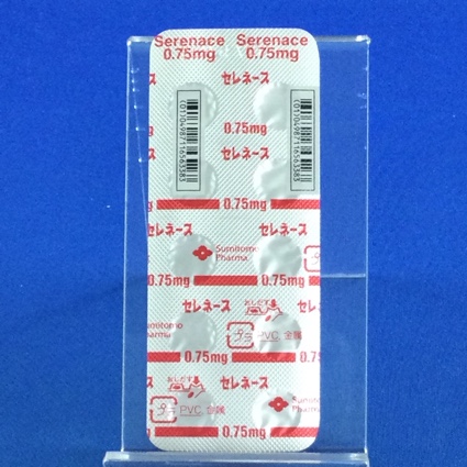 セレネース錠０．７５ｍｇ