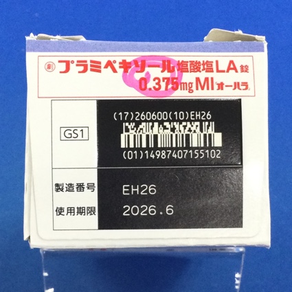 プラミペキソール塩酸塩ＬＡ錠０．３７５ｍｇＭＩ「オーハラ」