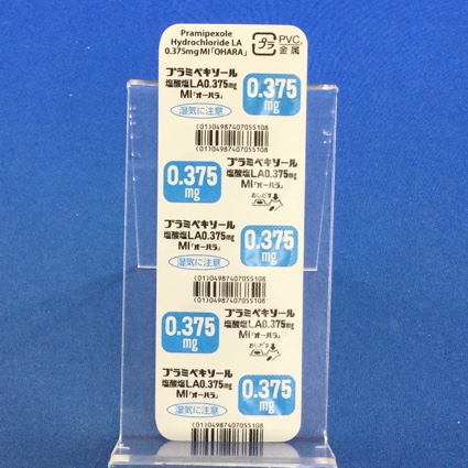 プラミペキソール塩酸塩ＬＡ錠０．３７５ｍｇＭＩ「オーハラ」