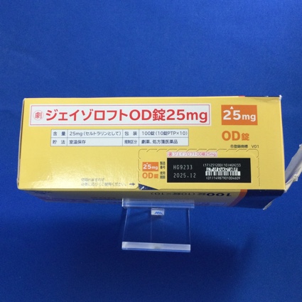 ジェイゾロフトＯＤ錠２５ｍｇ