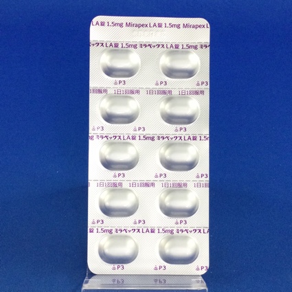 ミラペックスＬＡ錠１．５ｍｇ