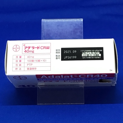 アダラートＣＲ錠４０ｍｇ