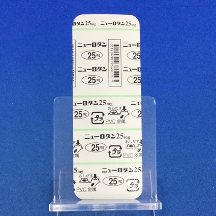 ニューロタン錠２５ｍｇ