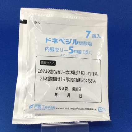 ドネペジル塩酸塩内服ゼリー５ｍｇ「日医工」