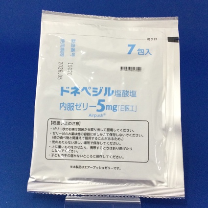 ドネペジル塩酸塩内服ゼリー５ｍｇ「日医工」
