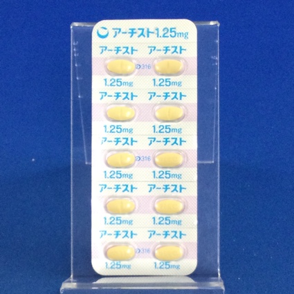 アーチスト錠１．２５ｍｇ