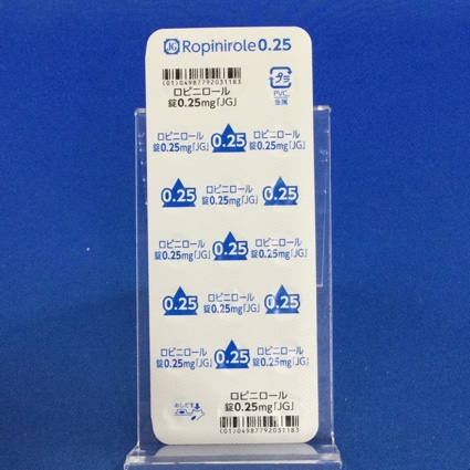 ロピニロール錠０．２５ｍｇ「ＪＧ」