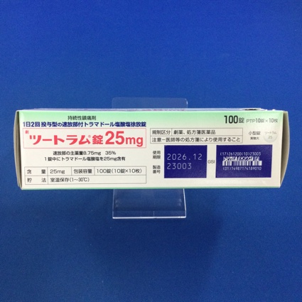 ツートラム錠２５ｍｇ