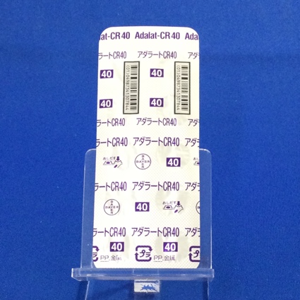 アダラートＣＲ錠４０ｍｇ