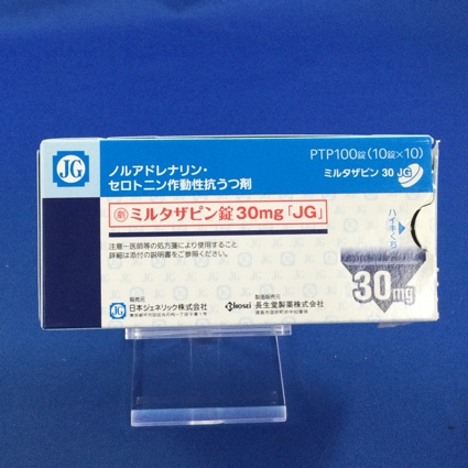 ミルタザピン錠30mg「JG」